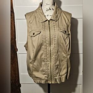 C.J. Banks Women's Khaki Vest